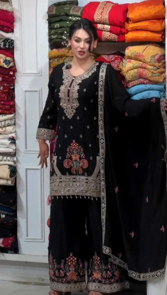 Georgette Embroidery Suit