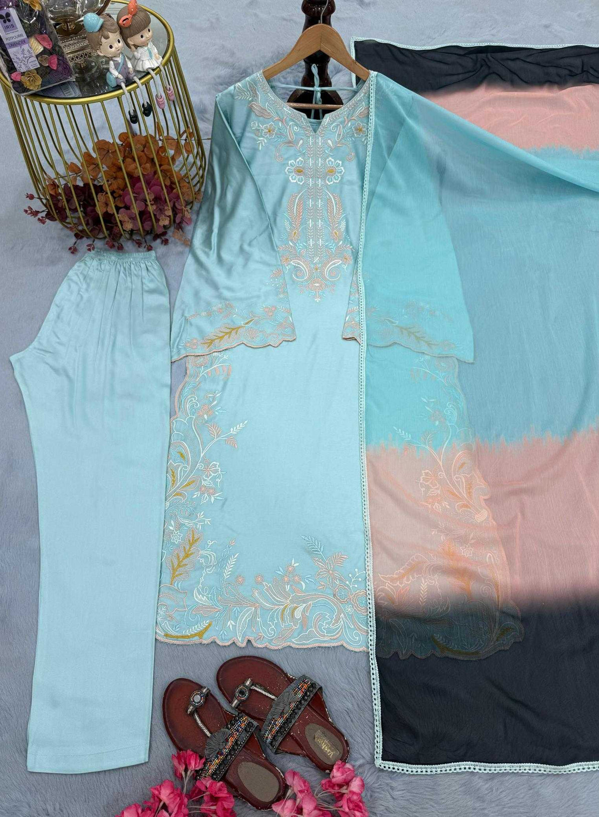 Satin Ladies Suit