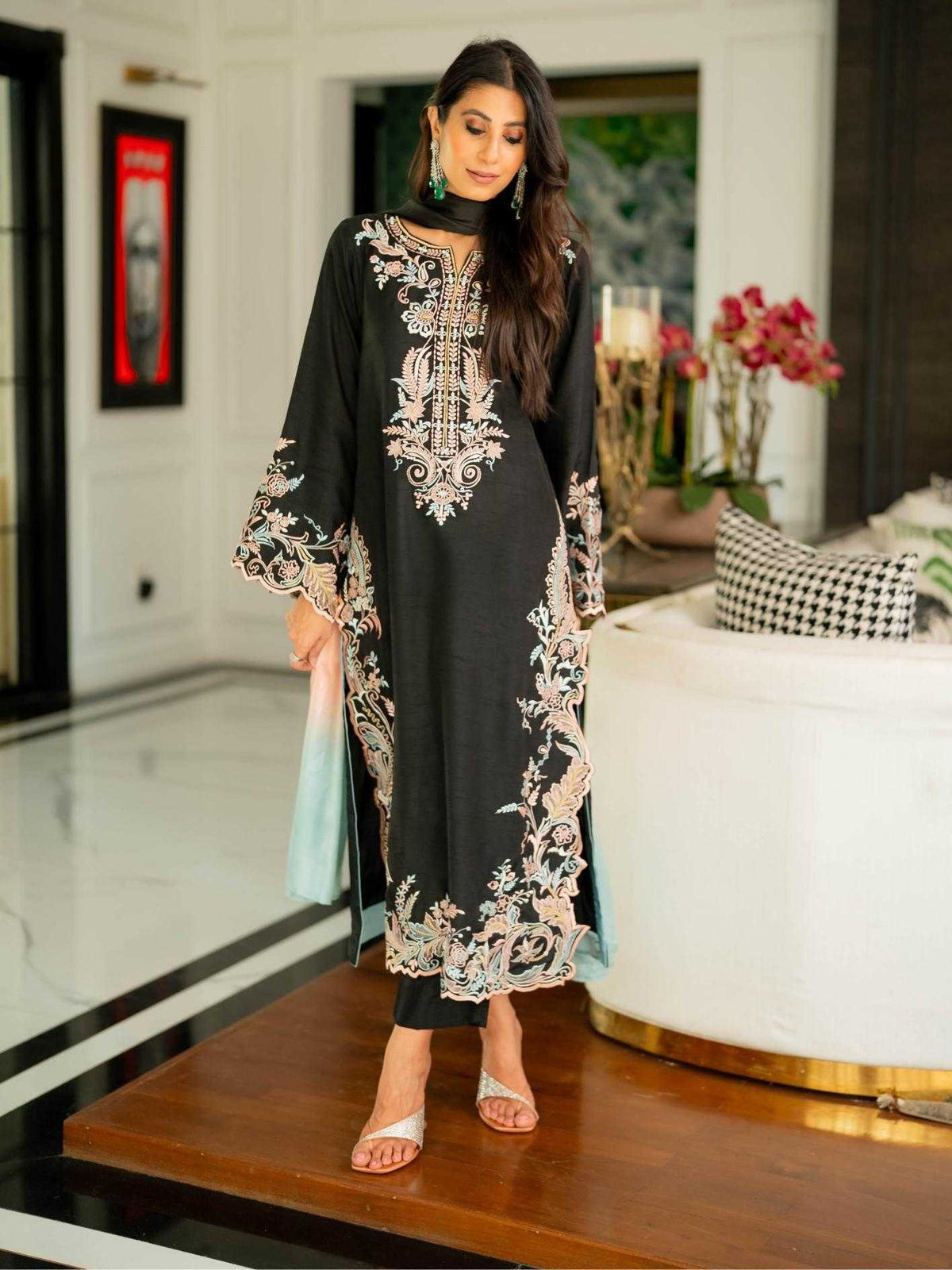 Satin Ladies Suit