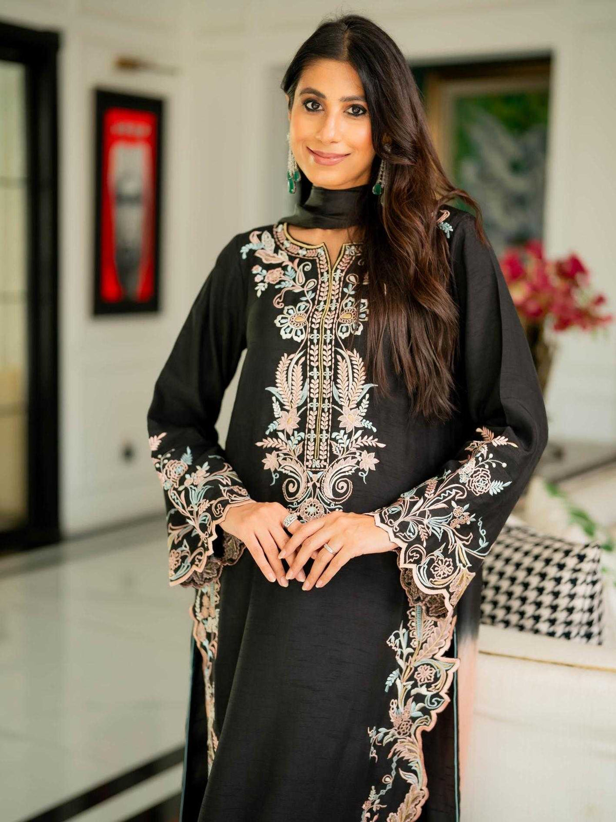 Satin Ladies Suit