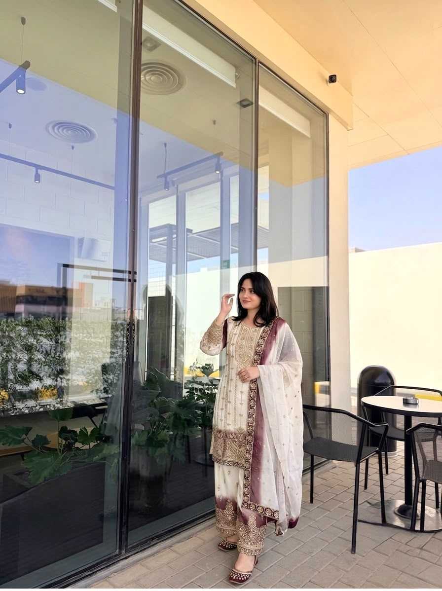Georgette Embroidery Suit