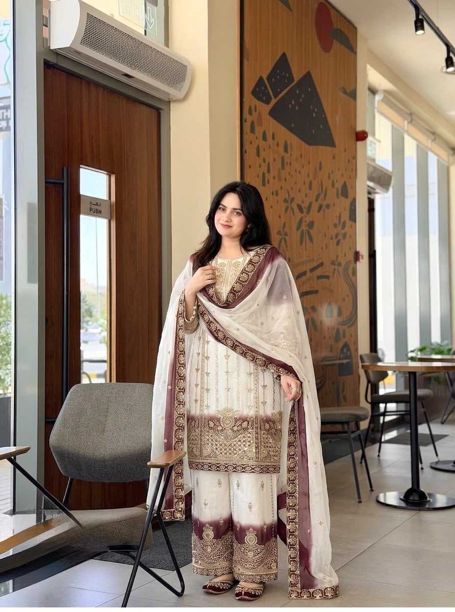 Georgette Embroidery Suit