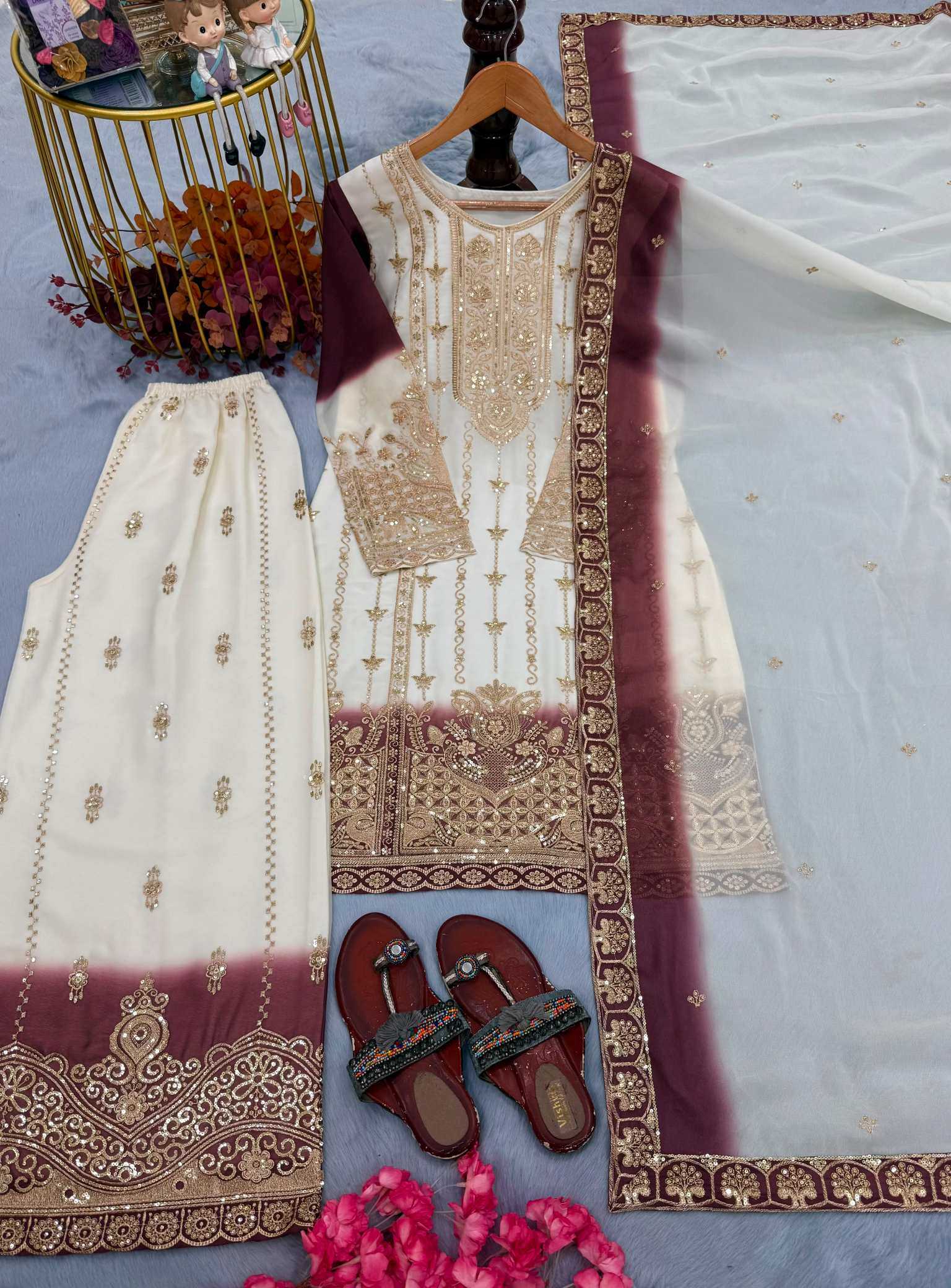 Georgette Embroidery Suit