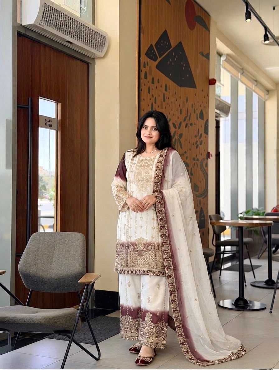 Georgette Embroidery Suit