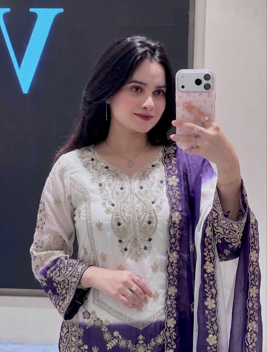 Georgette Palazzo Suit