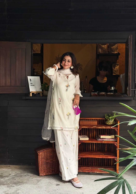 Chanderi Soft Embroidery Suit 246