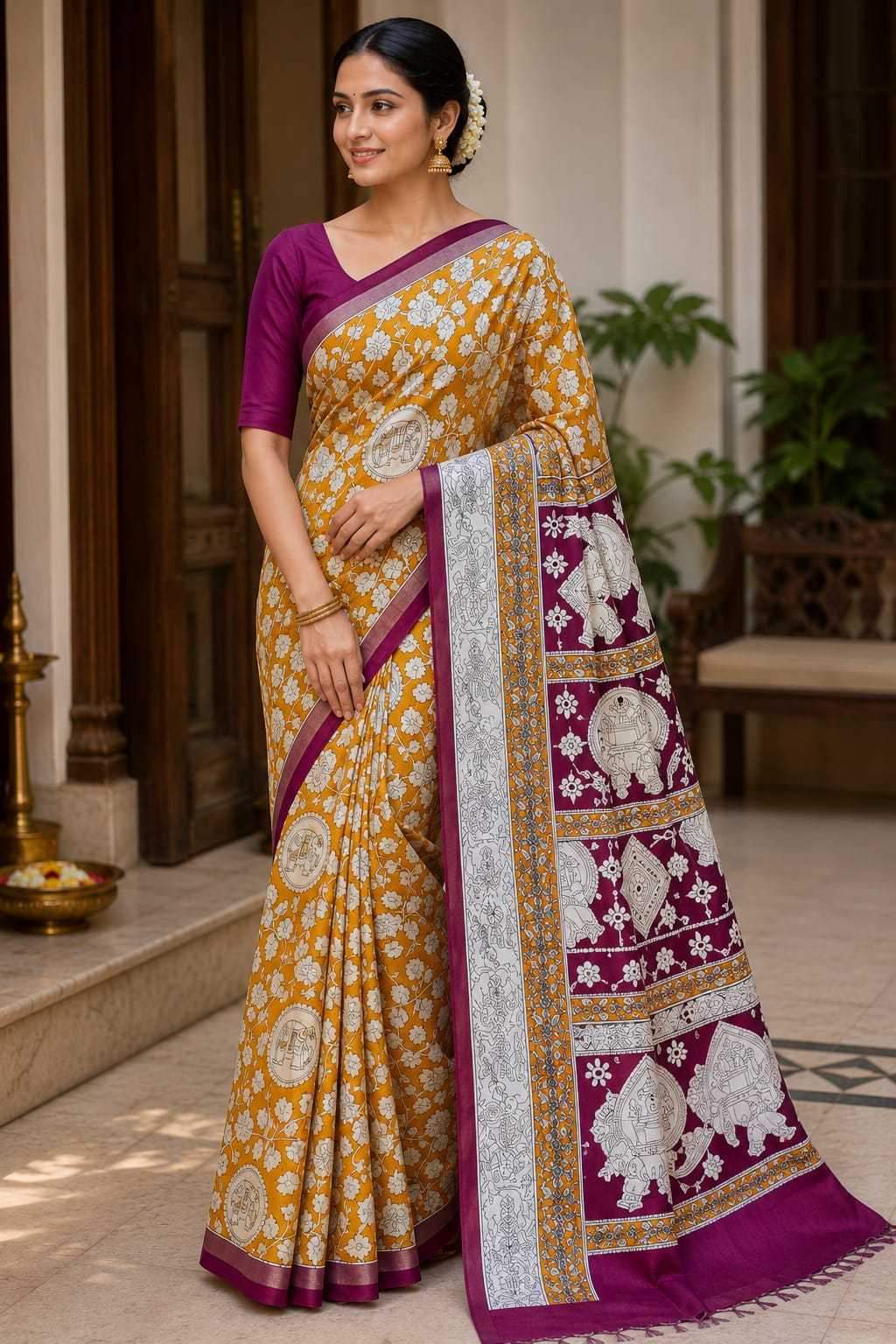 Cotton Printed Saree