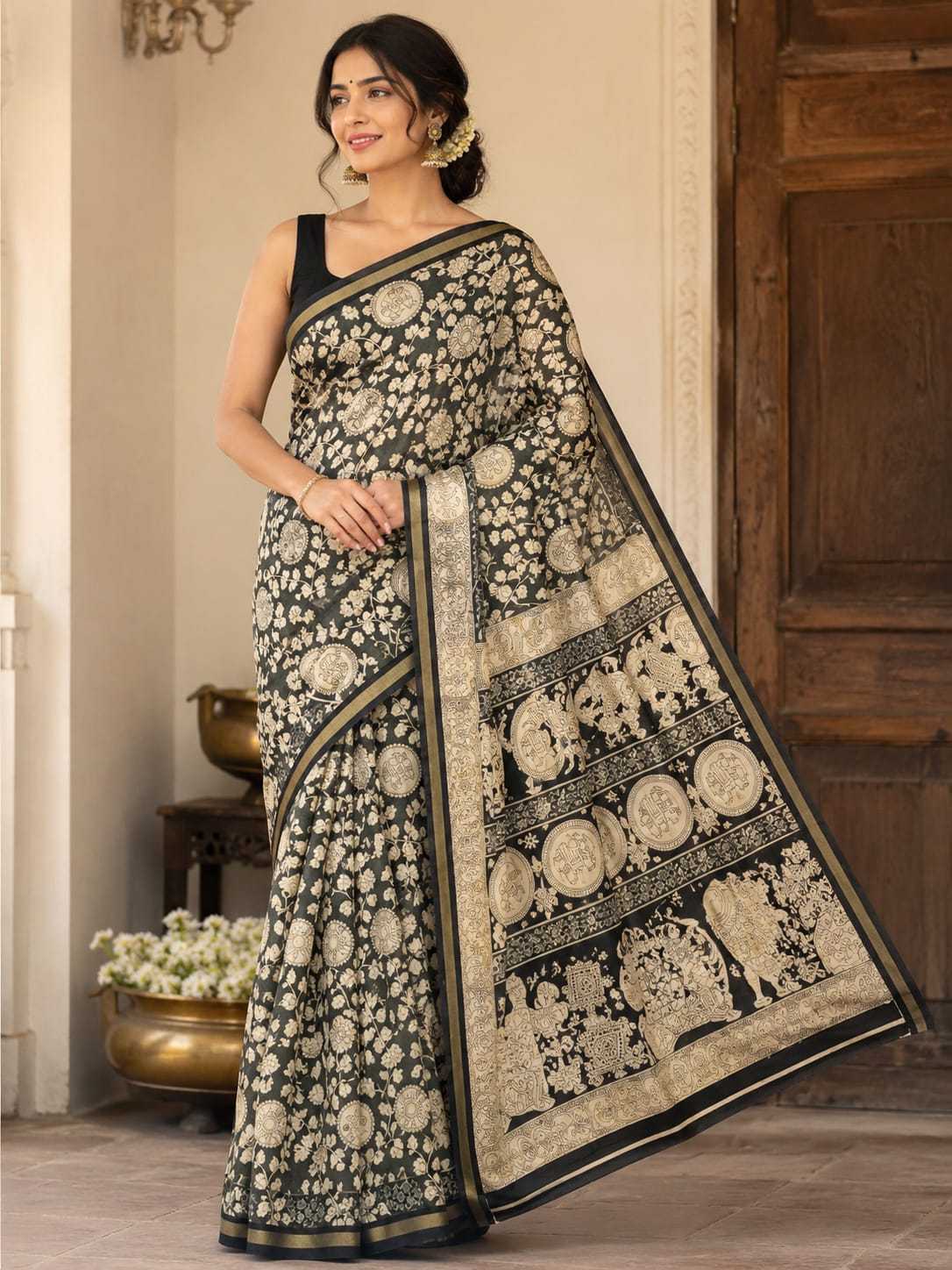 Cotton Printed Saree