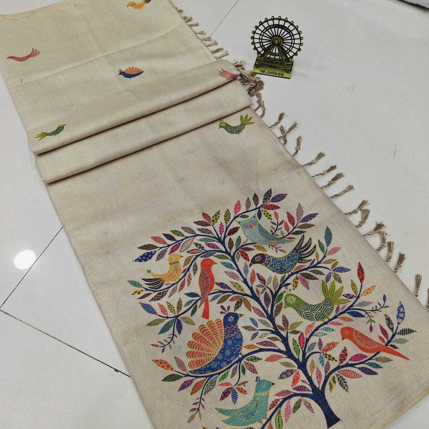 Tissue Silk Printed Saree