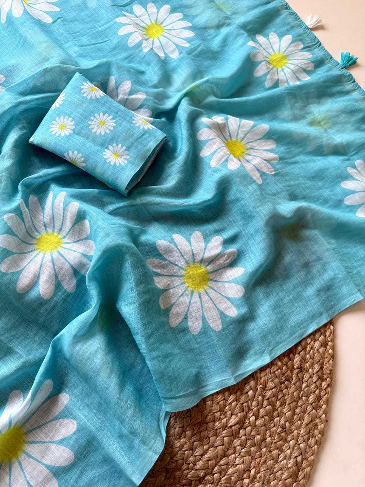 Linen Fancy Saree