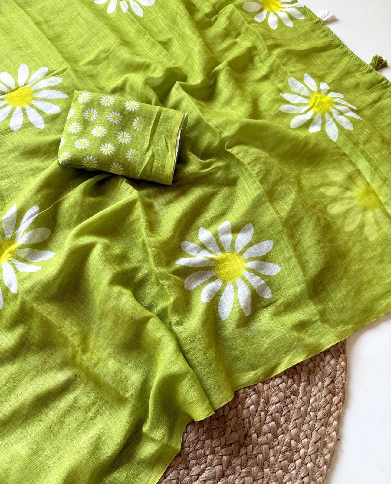 Linen Fancy Saree