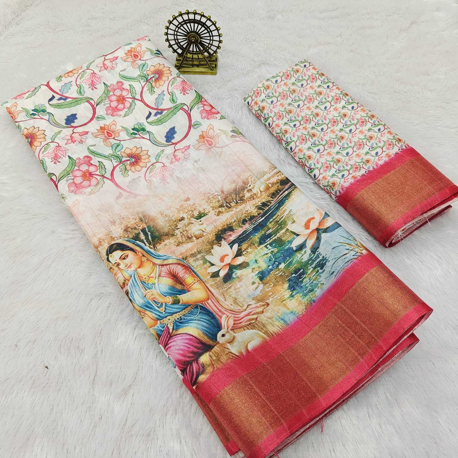 Tussar Silk Soft Saree
