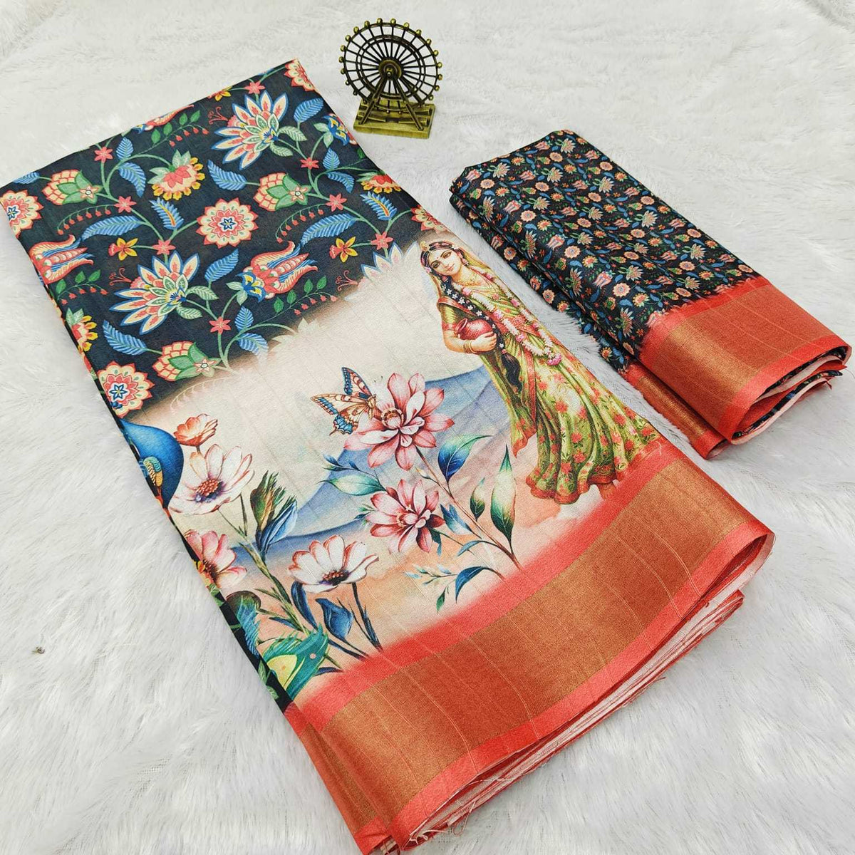 Tussar Silk Soft Saree
