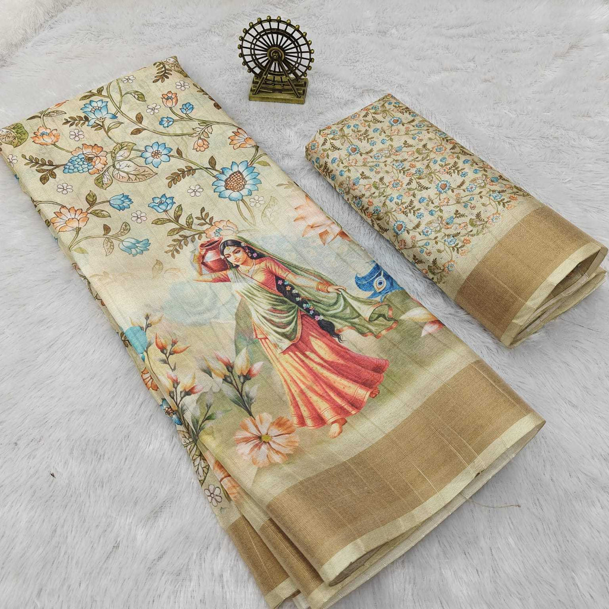 Tussar Silk Soft Saree