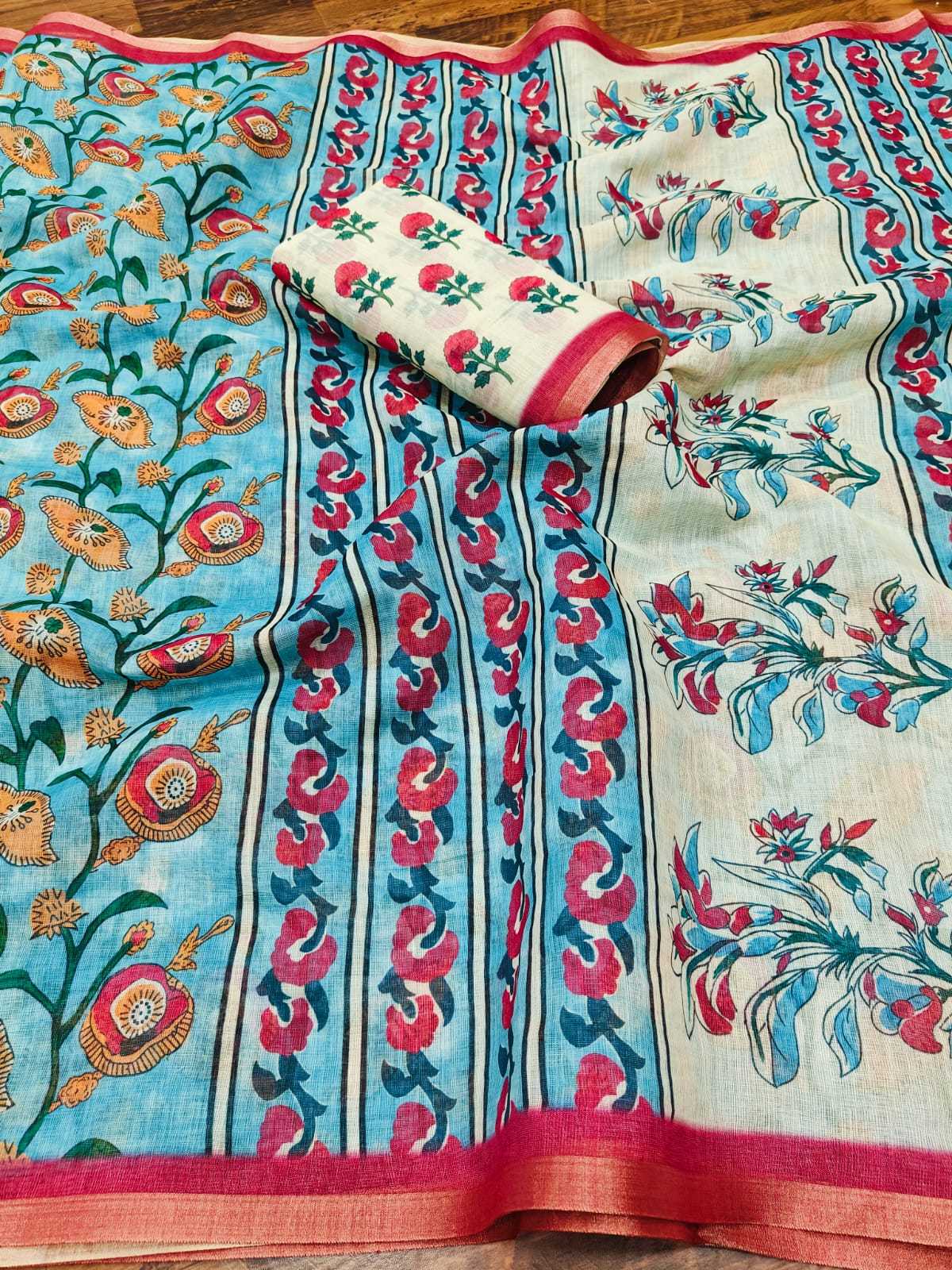 Cotton Printed Saree