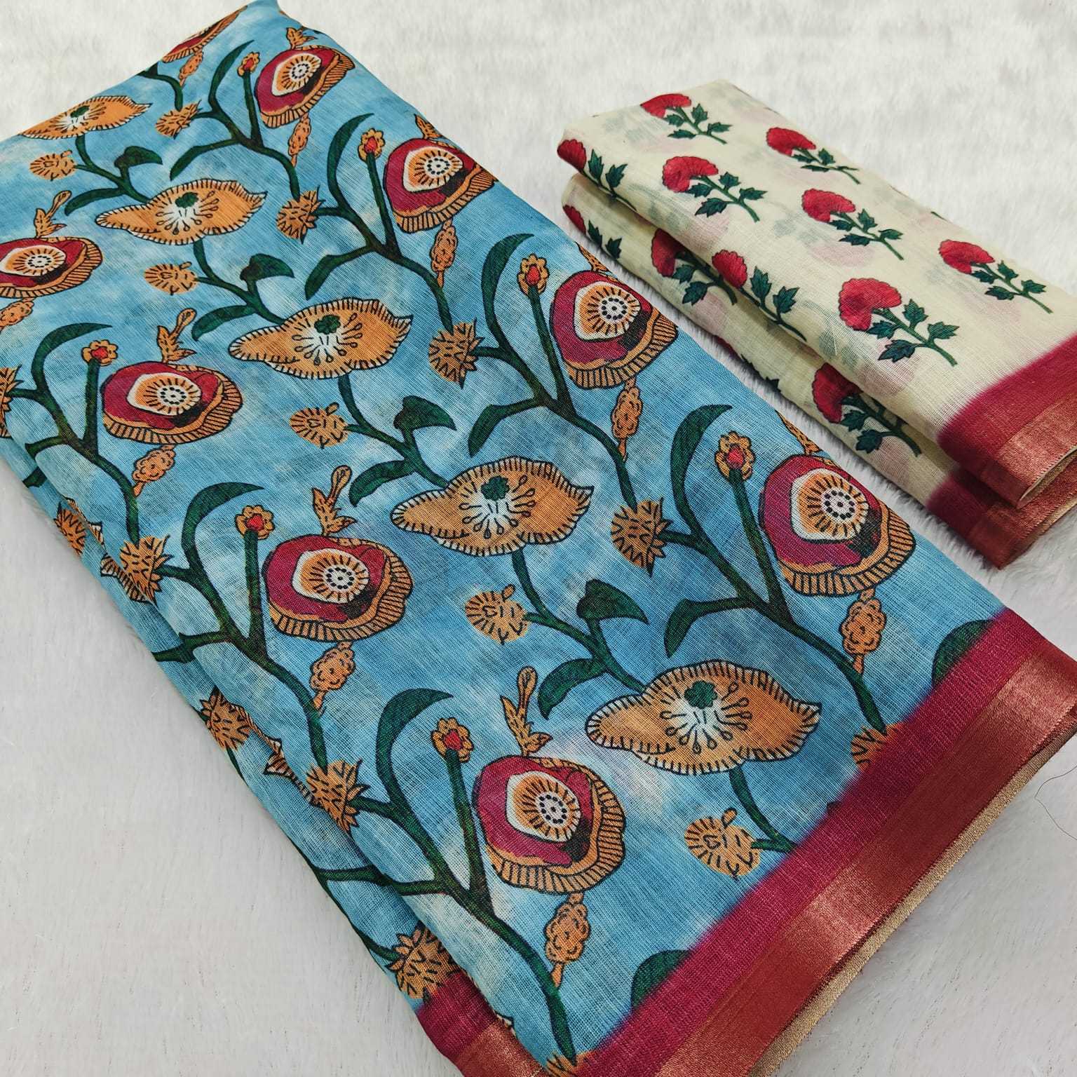 Cotton Printed Saree