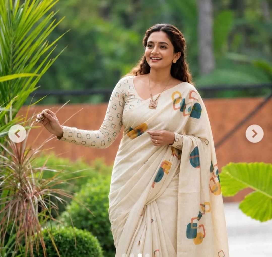 Tissue Silk Printed Saree