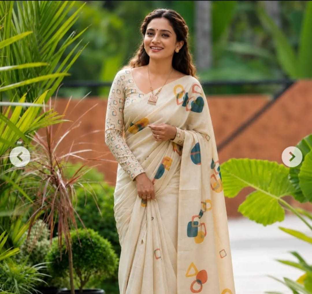 Tissue Silk Printed Saree