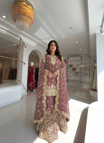 Pure Silk Embroidery Suit
