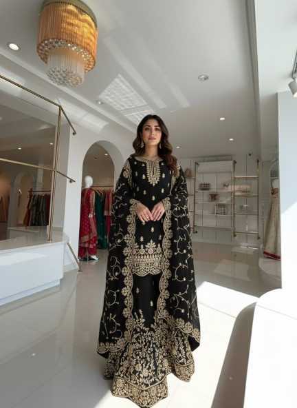 Pure Silk Embroidery Suit