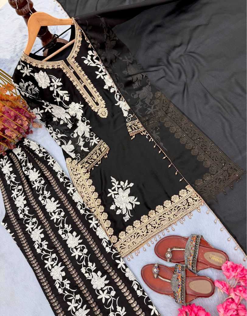 Premium Georgette Suit in White