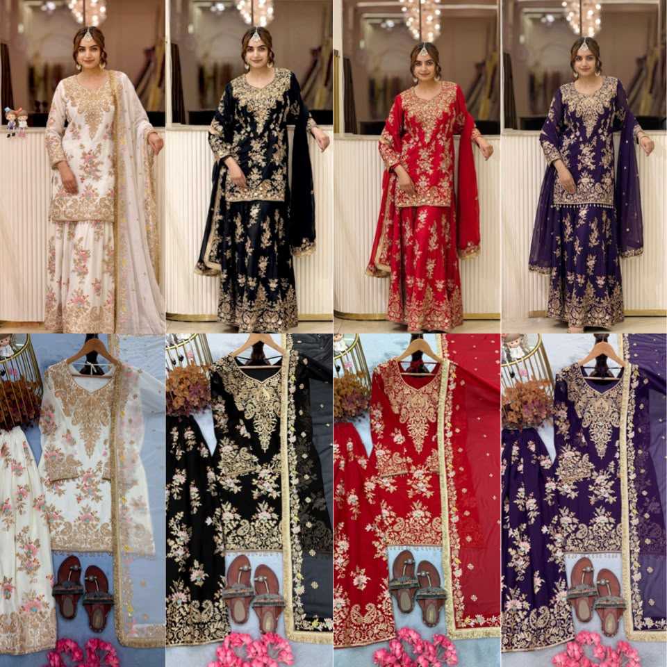 Faux Georgette Ladies Suit