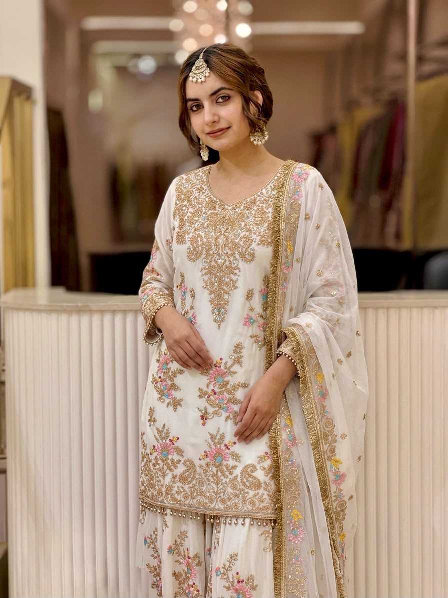 Faux Georgette Ladies Suit