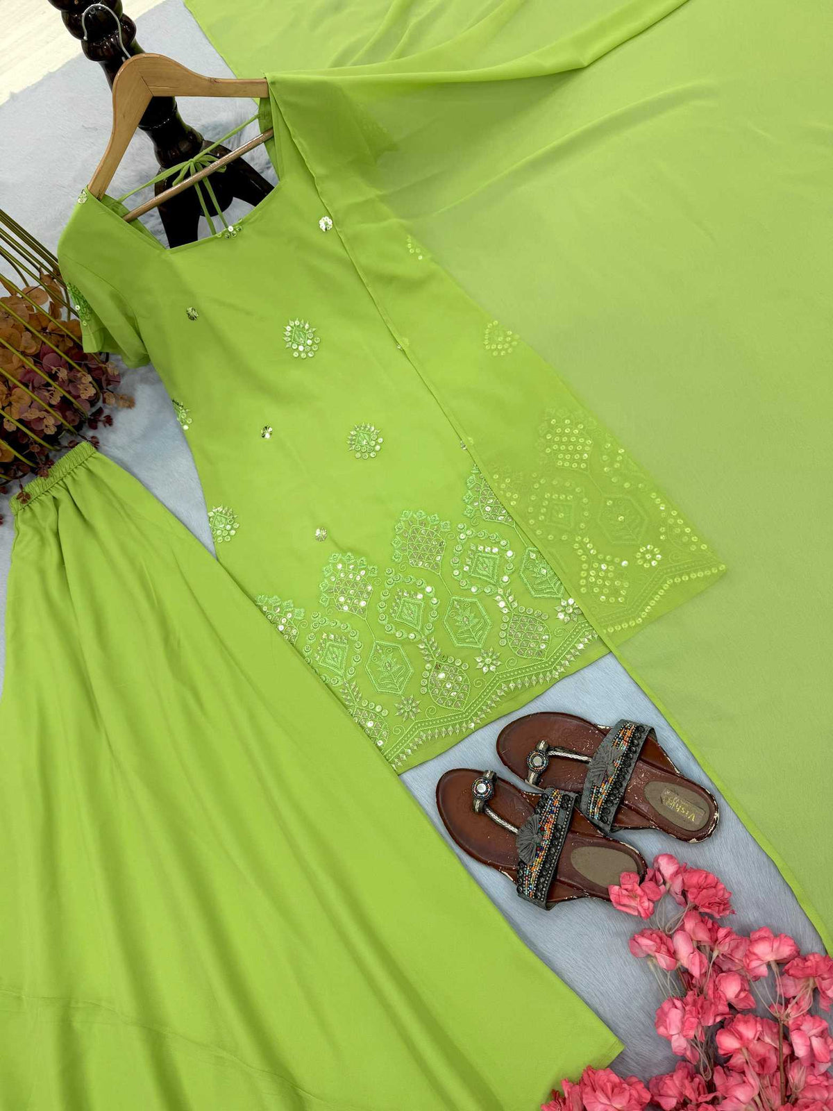 Faux Georgette Suit JT-151053