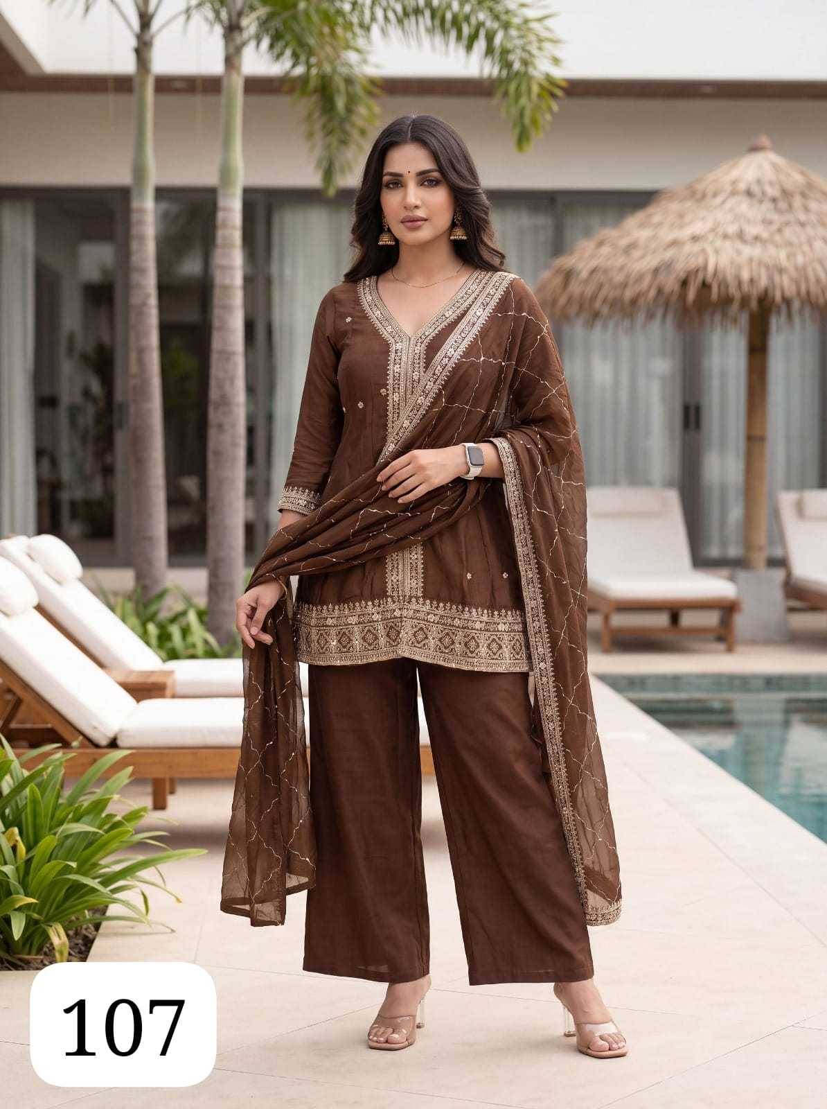 Satin Ladies Suit