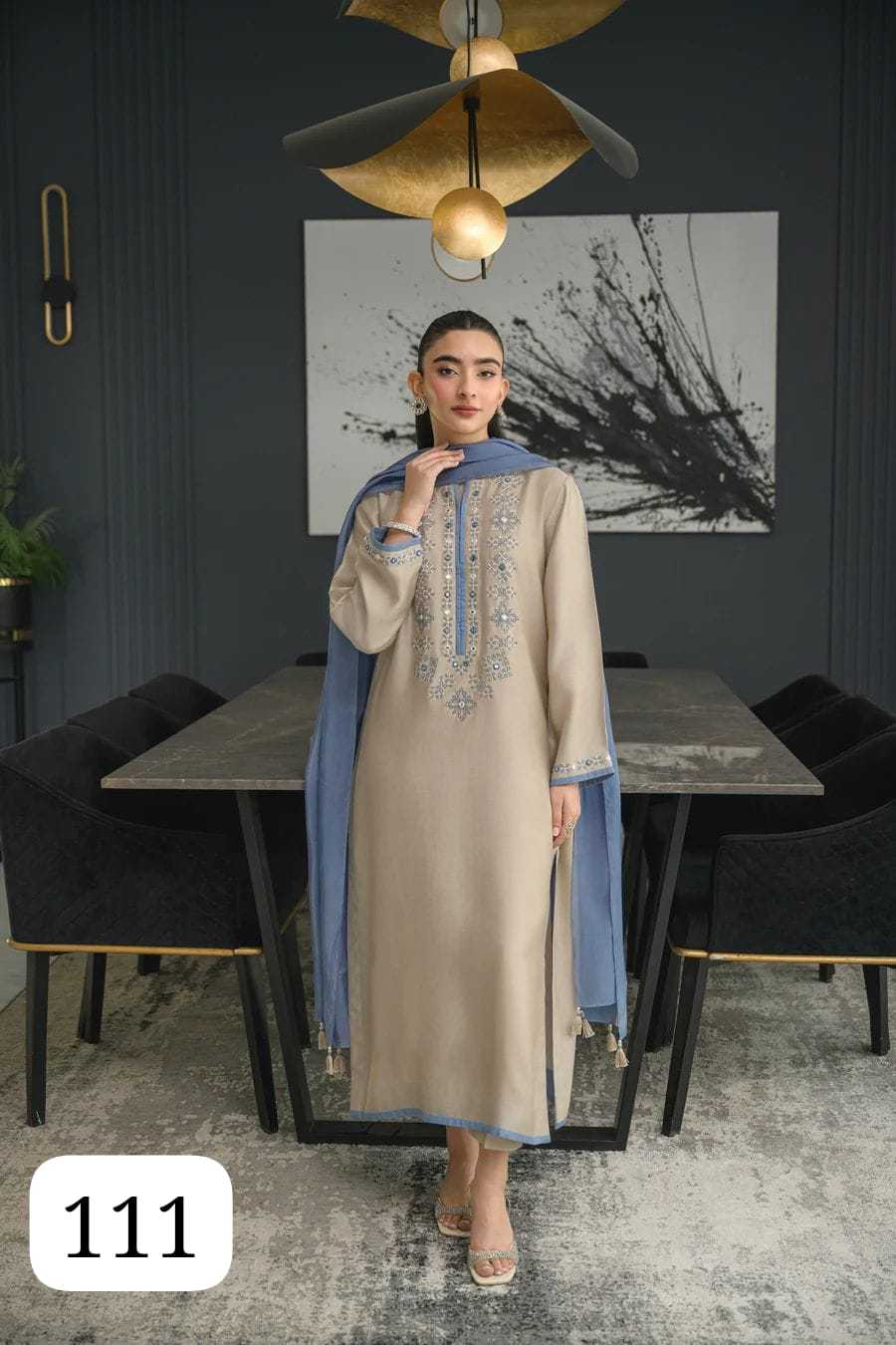 Satin Ladies Suit