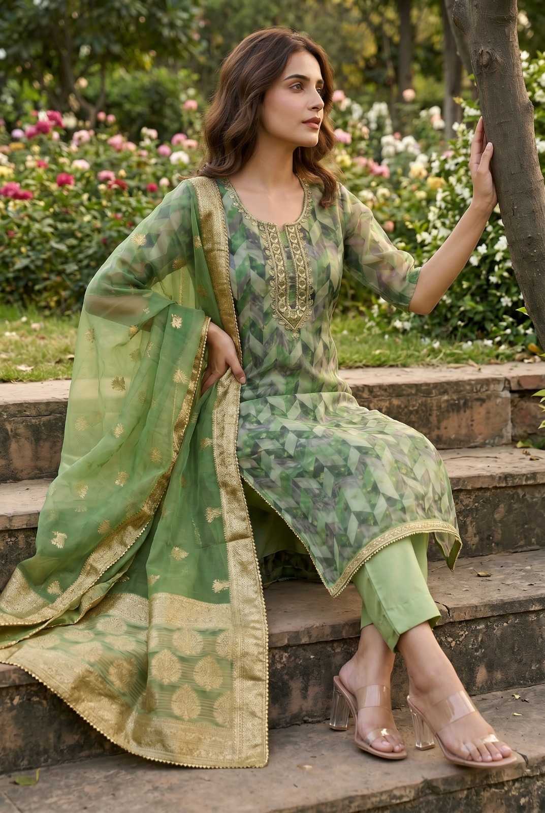 Organza Ladies Suit