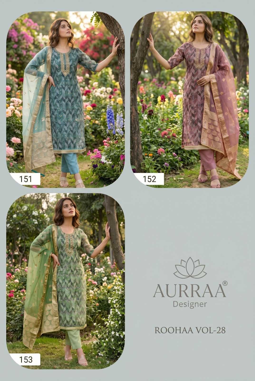 Organza Ladies Suit