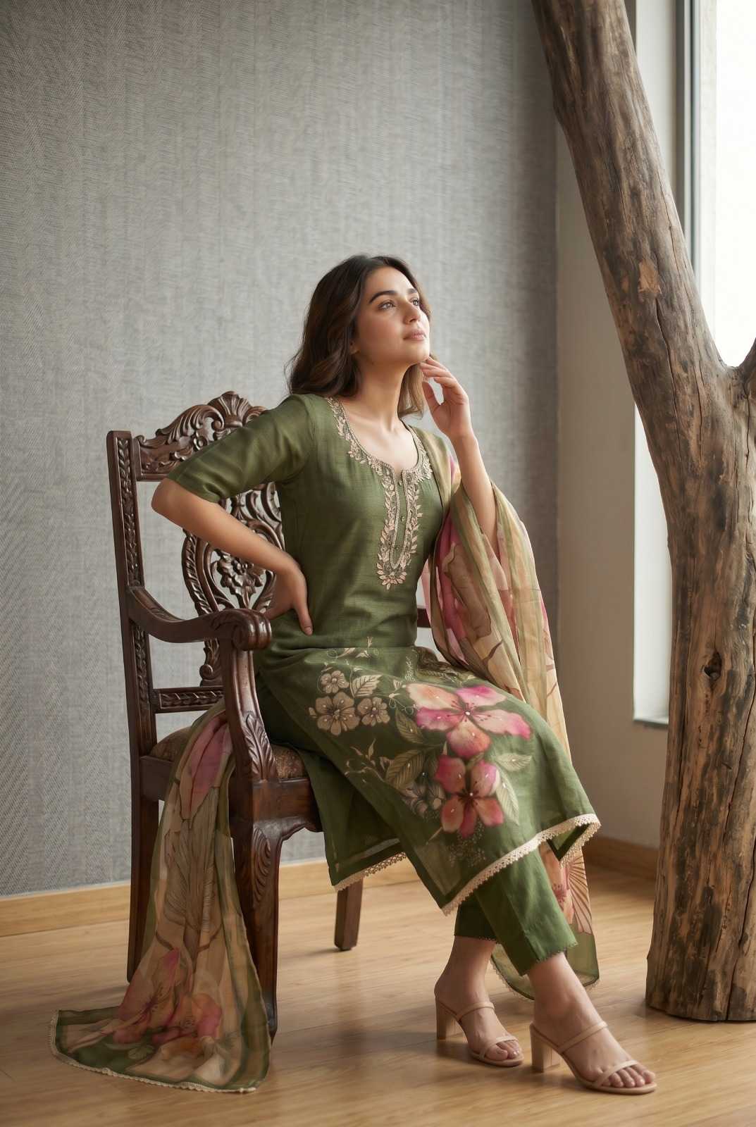 Cotton Printed Suit