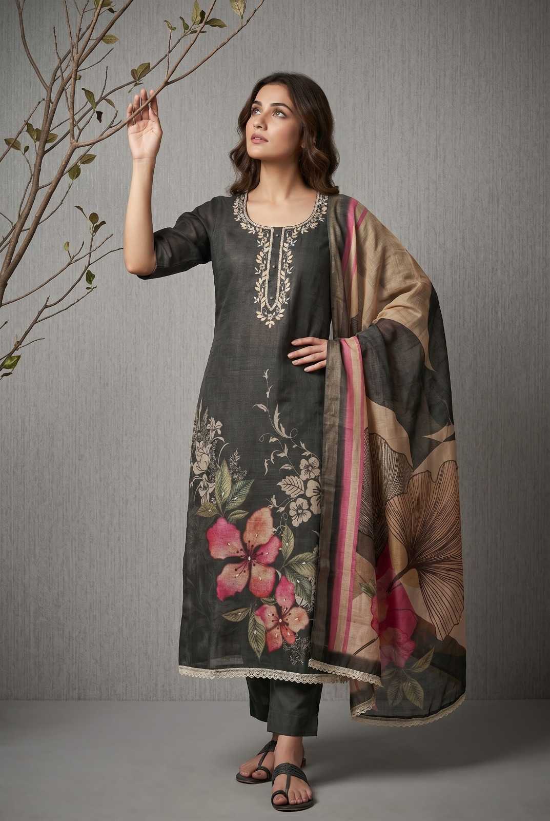 Cotton Printed Suit