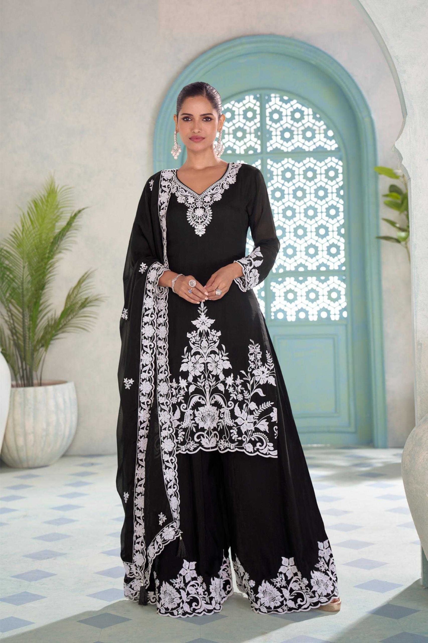 Chinon Embroidery Suit