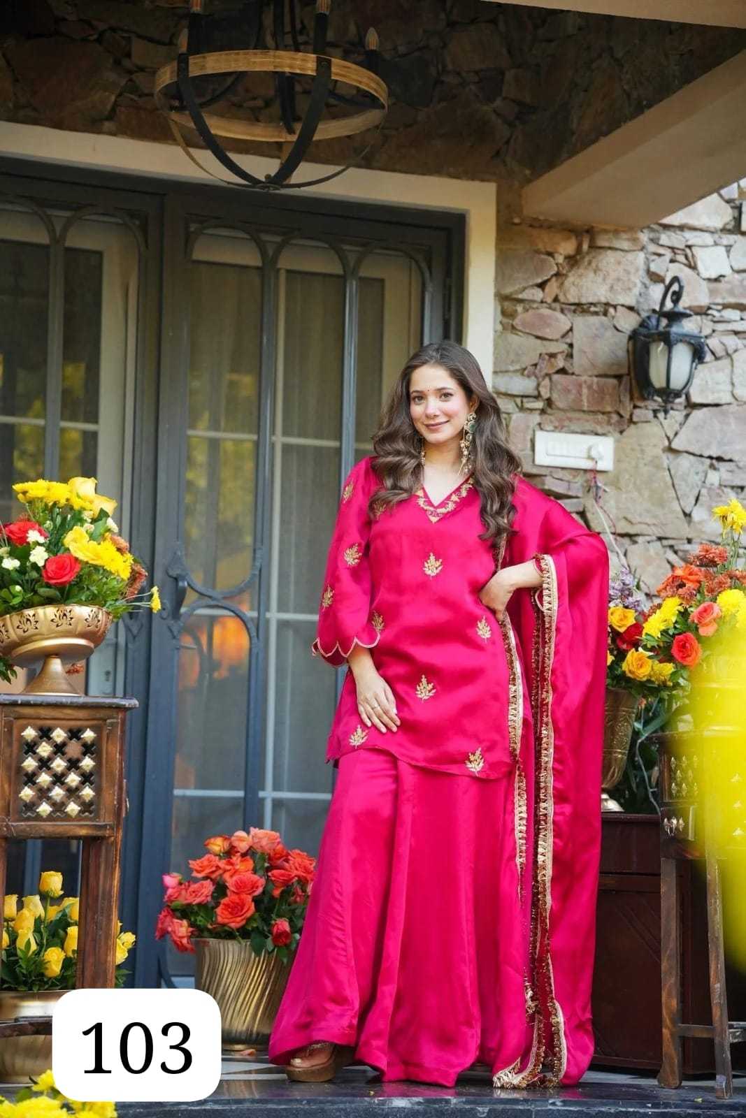 Satin Silk Ladies Suit