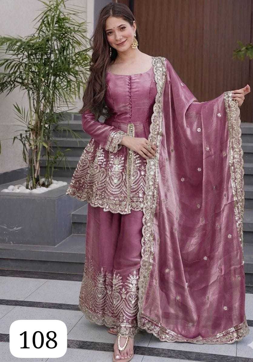 Satin Silk Ladies Suit