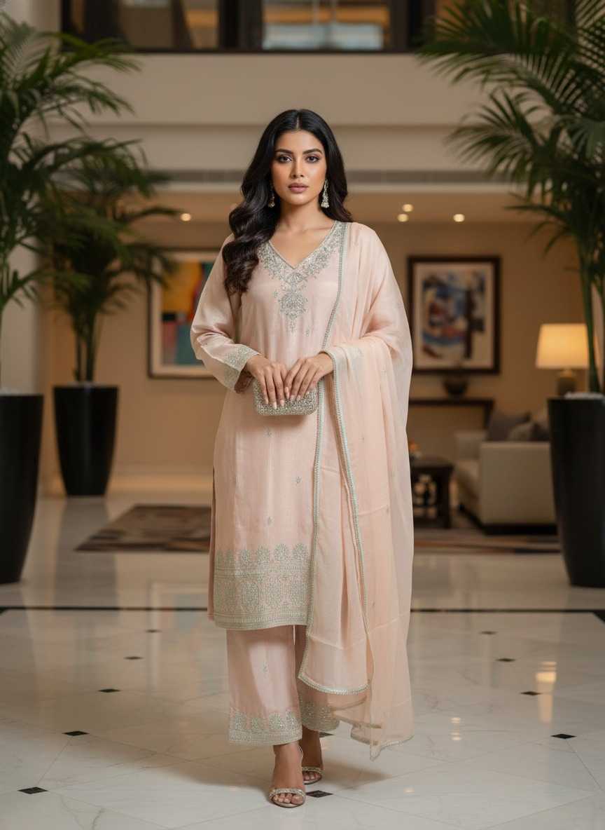 Silk Party Wear Kurti