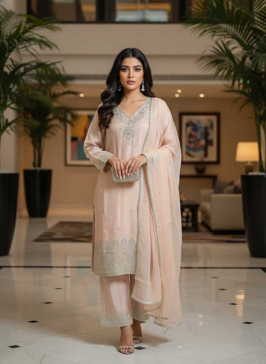 Silk Party Wear Kurti