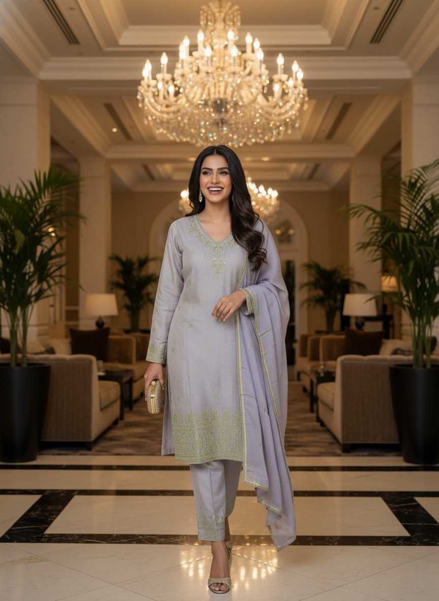Silk Party Wear Kurti