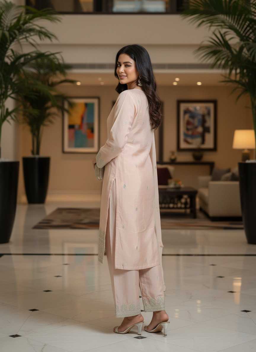 Silk Party Wear Kurti