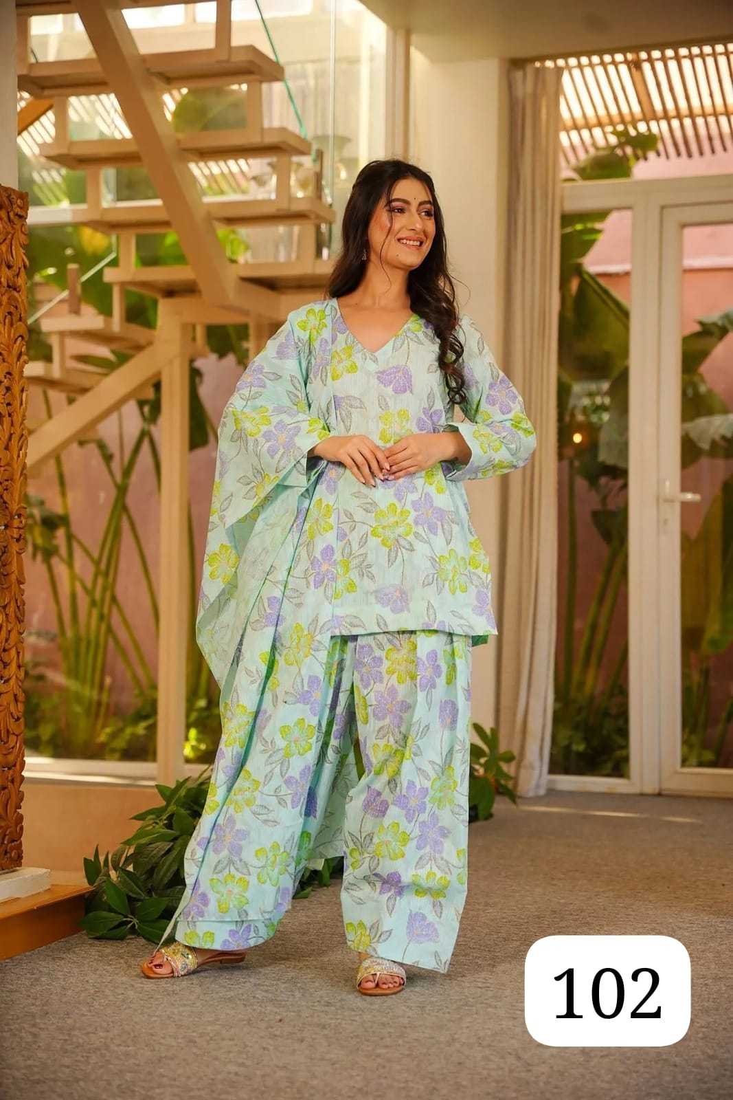Cotton Cambric Party Wear Kurti