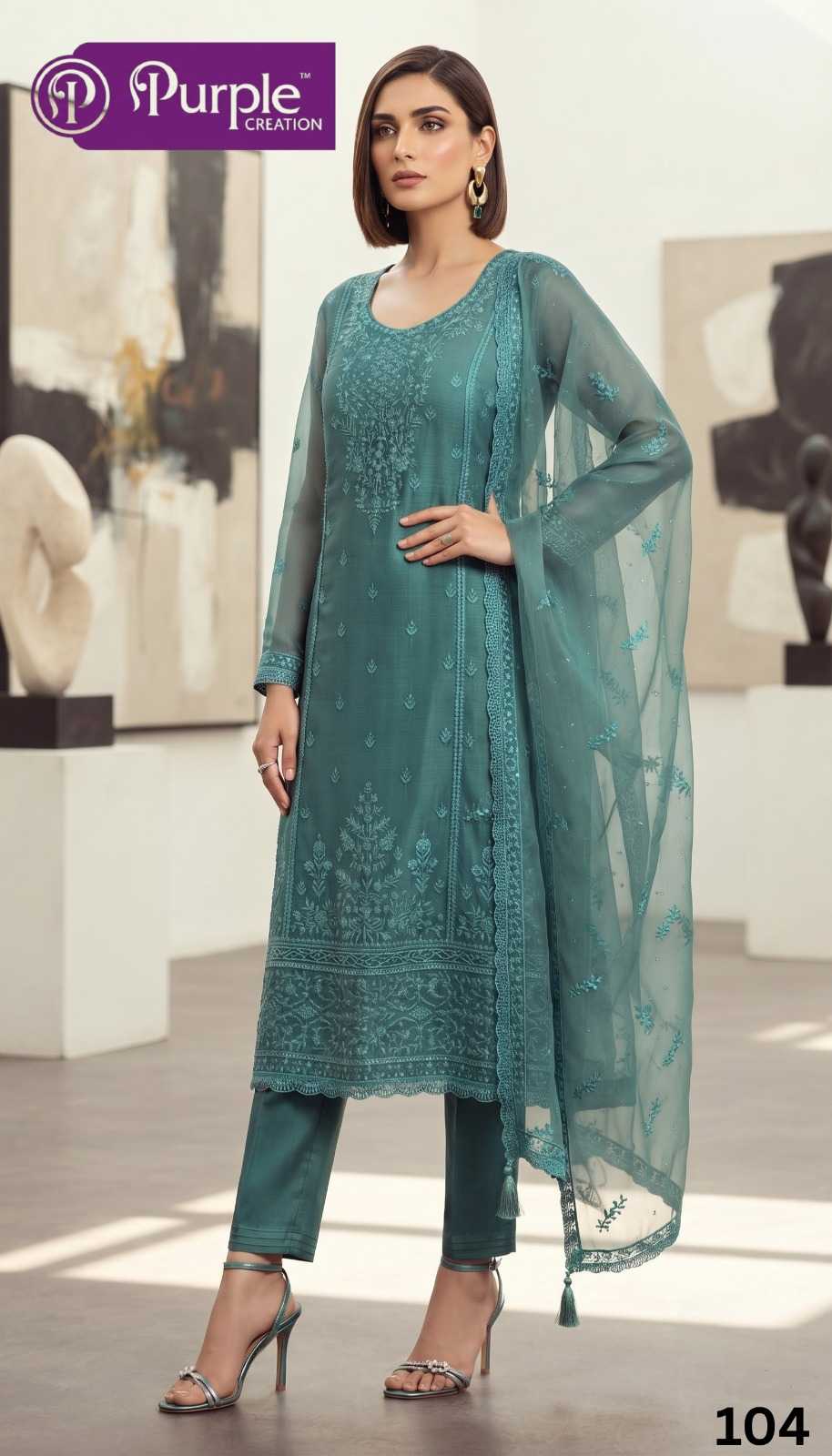 Embroidery Suit