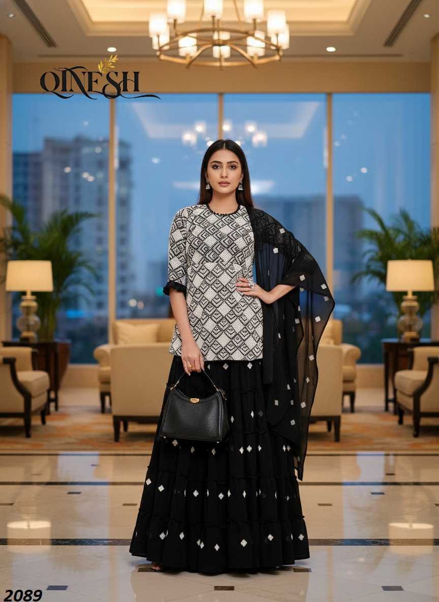 Faux Georgette Embroidery Suit