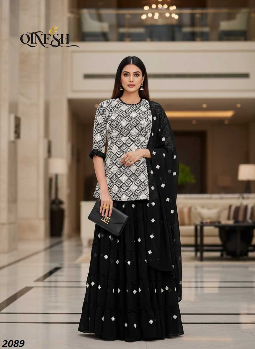 Faux Georgette Embroidery Suit