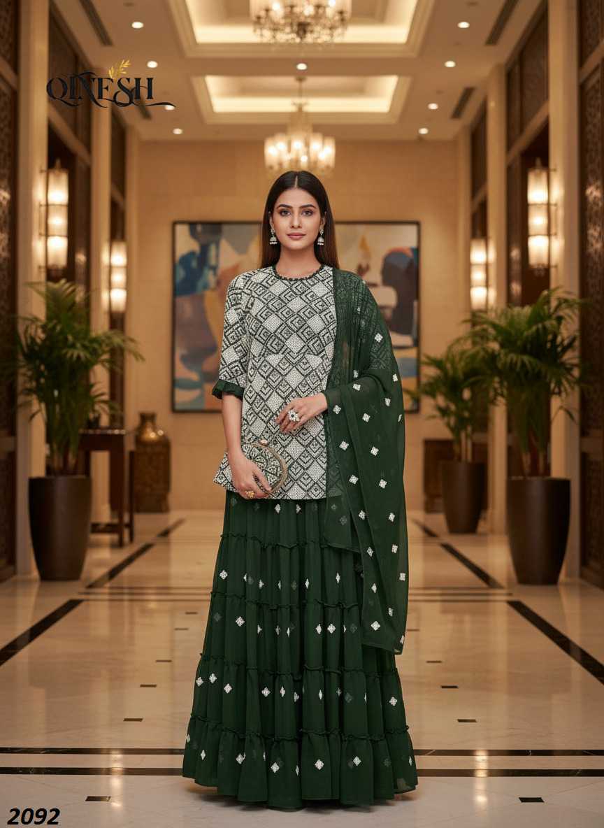 Faux Georgette Embroidery Suit