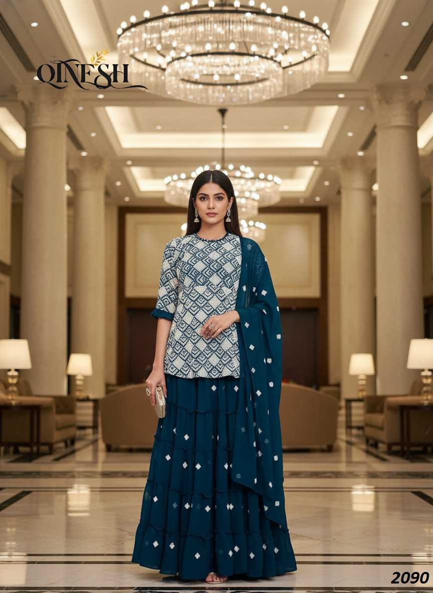 Faux Georgette Embroidery Suit