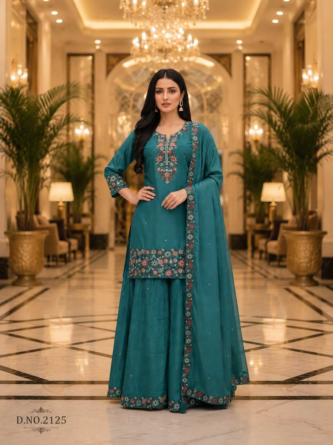Heavy Roman Silk Designer Saree