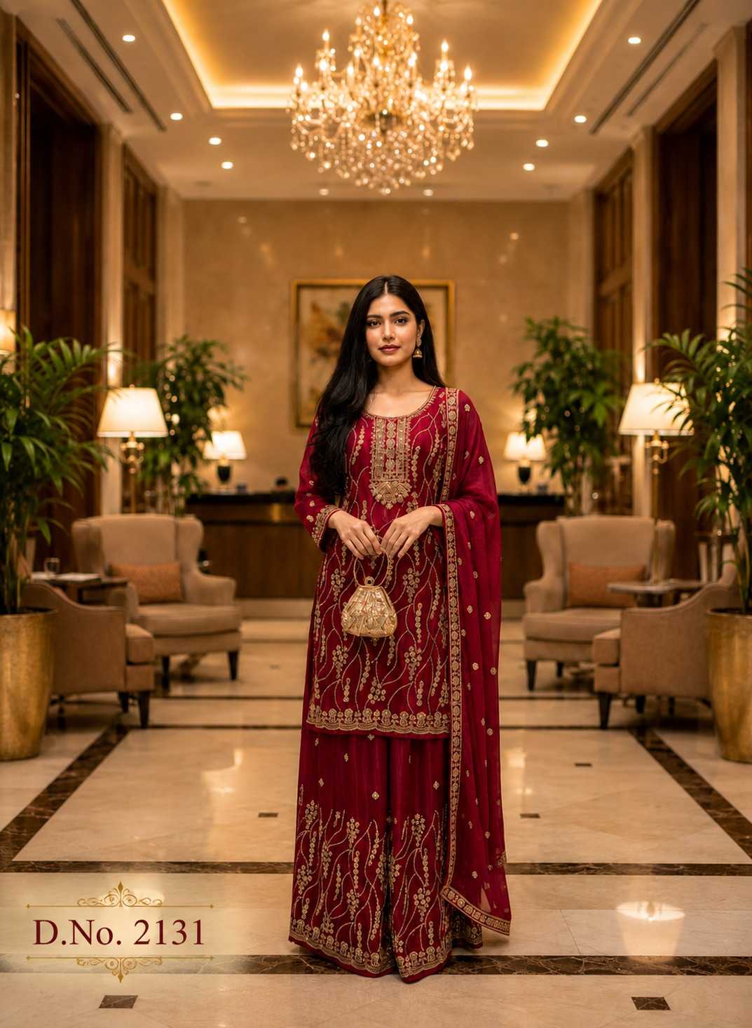Silk Palazzo Suit