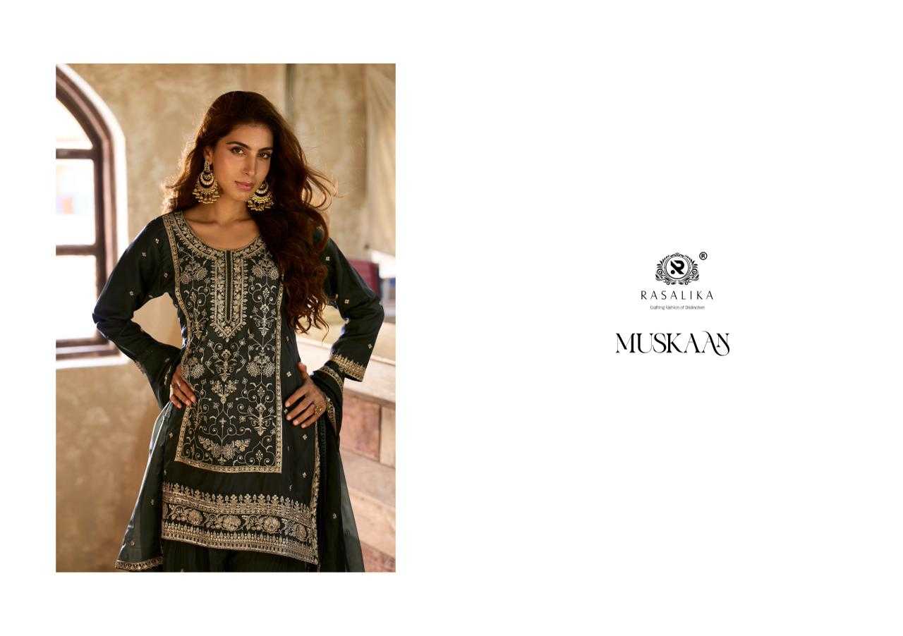 Viscose Embroidery Suit